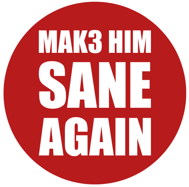 MAK3 HIM SANE AGAIN Magnet